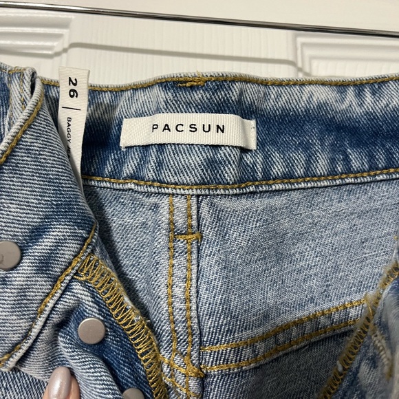 Pacsun Baggy Ripped Wide Leg Jeans (worn once) - Picture 1 of 2